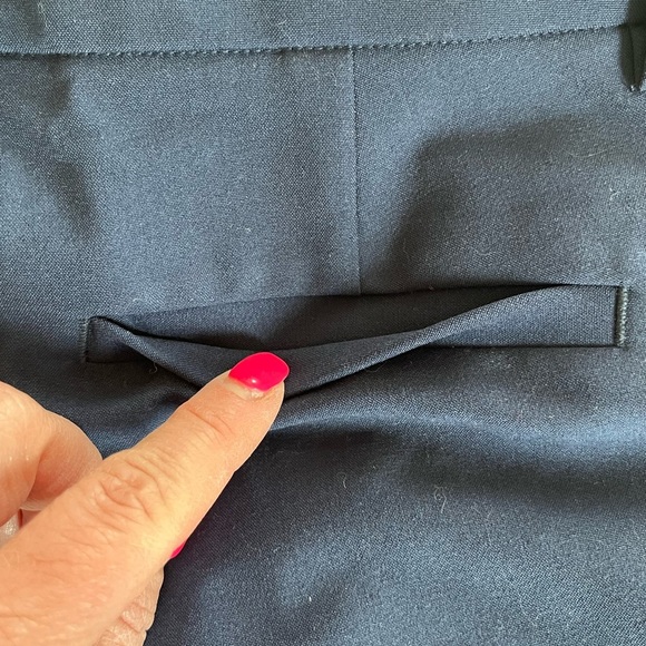 INC Navy Boot Leg Mid Rise Pants Trousers Women’s Size 10 - Picture 7 of 15